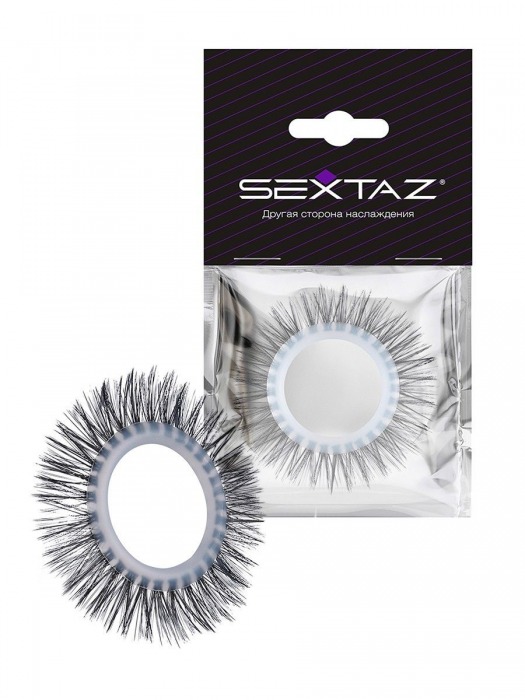 Круглое эрекционное кольцо с длинными «ресничками» - Sextaz - в Северодвинске купить с доставкой