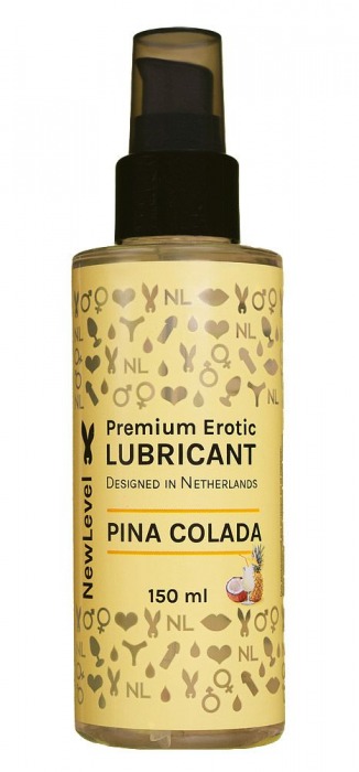 Ароматизированный лубрикант на водной основе NewLevel Pina Colada - 150 мл. - NewLevel - купить с доставкой в Северодвинске