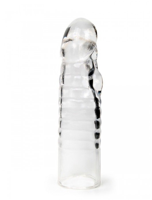 Прозрачная закрытая насадка на член - 15 см. - Sex Expert - в Северодвинске купить с доставкой