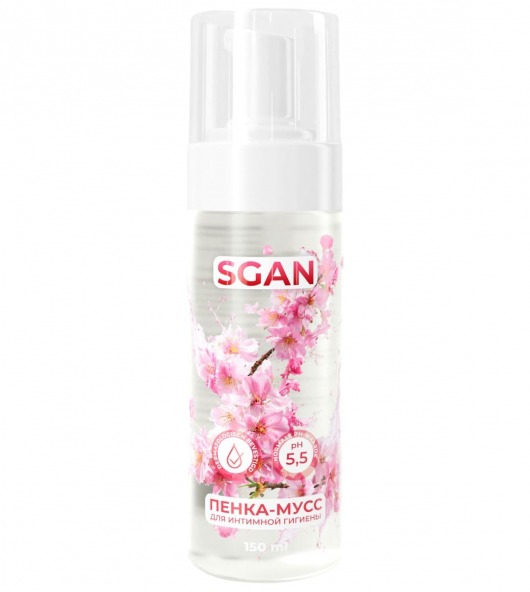 Пенка-мусс для интимной гигиены SGAN с пребиотиками - 150 мл. - SGAN - купить с доставкой в Северодвинске