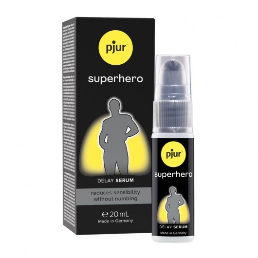 Пролонгатор-сыворотка pjur Superhero Delay Serum - 20 мл. - Pjur - купить с доставкой в Северодвинске