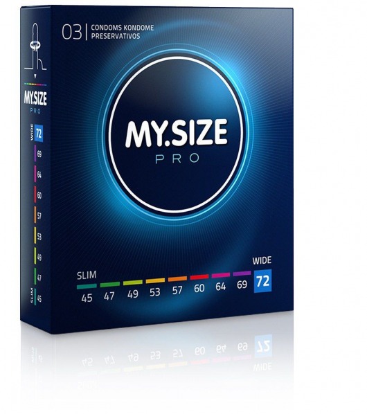 Презервативы MY.SIZE размер 72 - 3 шт. - My.Size - купить с доставкой в Северодвинске