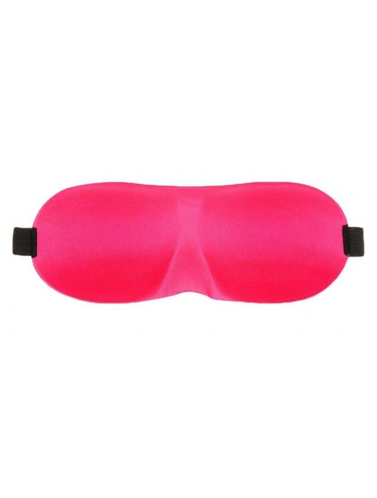 Розовая глухая маска на резинке - Sitabella - купить с доставкой в Северодвинске