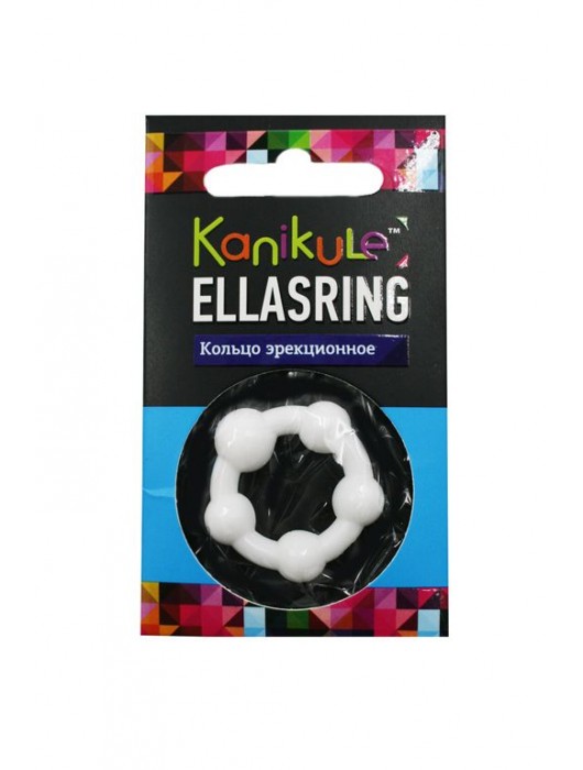 Цветное эрекционное кольцо с шариками Ellasring - Sitabella - в Северодвинске купить с доставкой