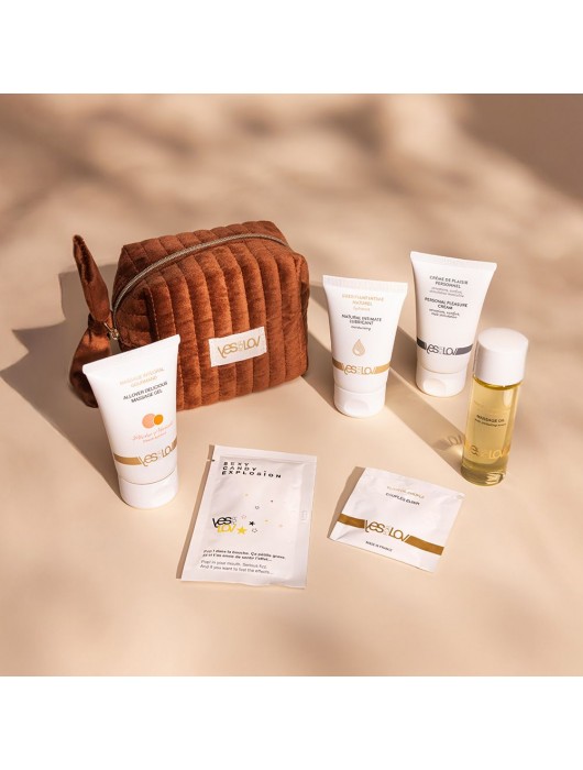 Набор YESforLOV La Trousse Enchantée в коричневой косметичке - YESforLOV - купить с доставкой в Северодвинске