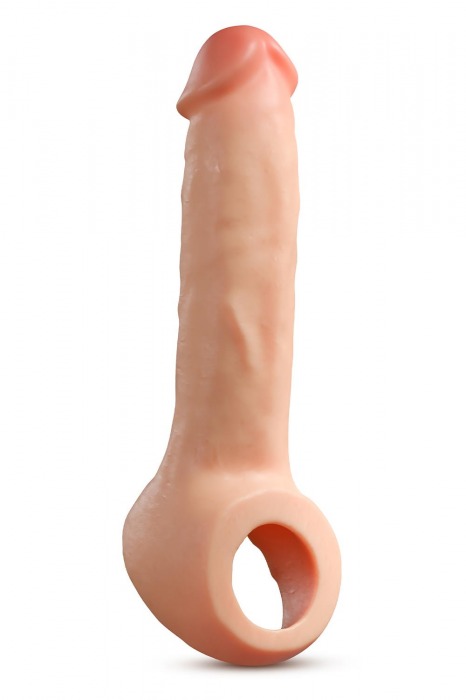 Телесная насадка-удлинитель Thrive 8.75 Inch Realistic Penis Extender Sleeve - 22,2 см. - Blush Novelties - в Северодвинске купить с доставкой