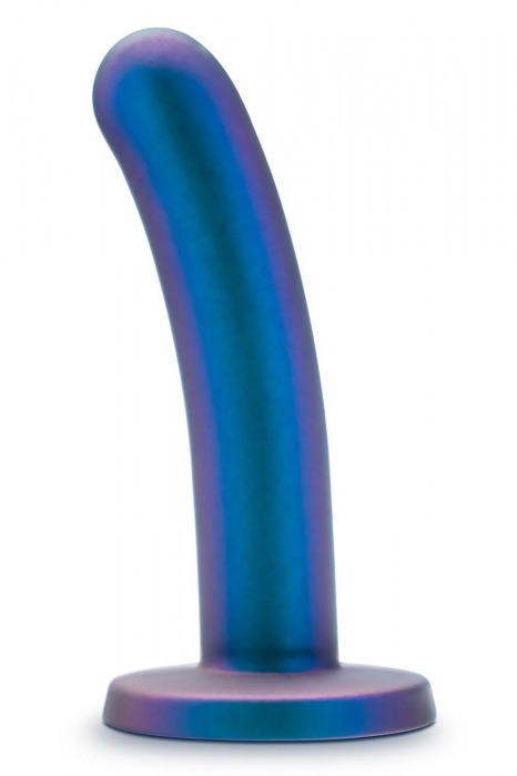 Синяя насадка с гладкой поверхностью Surrender 5.75 Inch Intermediate Pegging Dildo - 14,6 см. - Blush Novelties - купить с доставкой в Северодвинске