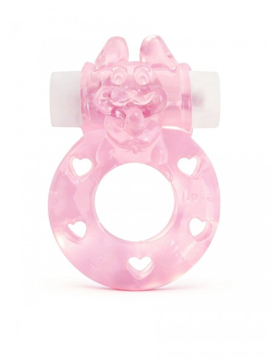 Розовое эрекционное виброкольцо в форме зайчика - 1137 - в Северодвинске купить с доставкой