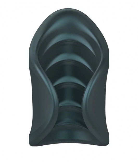 Серый сквозной мастурбатор с вибрацией Manwan Starter - Manwan - в Северодвинске купить с доставкой