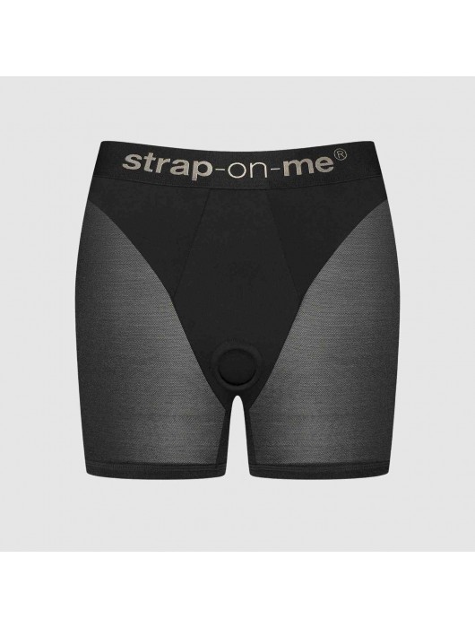 Трусики-шорты для фиксации насадок Strap-on-me Harness Lingerie Halo - size S - Strap-on-me - купить с доставкой в Северодвинске