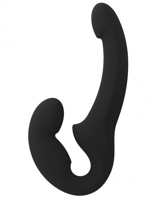 Черный безремневой страпон Share Lite - Fun Factory - купить с доставкой в Северодвинске