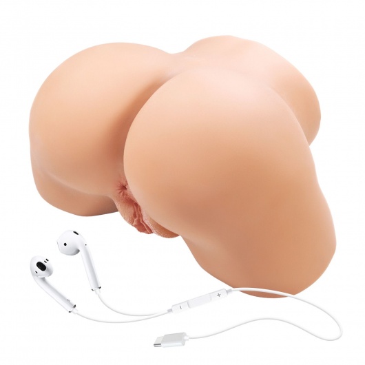Телесный мастурбатор Olivia с 2 любовными отверстиями - Baile - в Северодвинске купить с доставкой