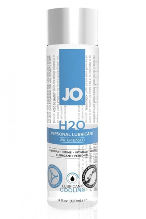 Охлаждающий лубрикант на водной основе JO Personal Lubricant H2O COOLING - 120 мл. - System JO - купить с доставкой в Северодвинске