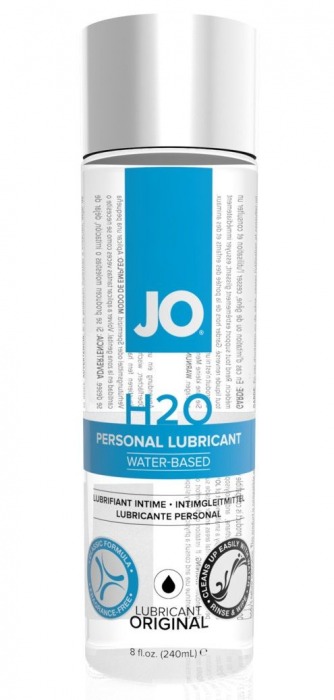 Нейтральный лубрикант на водной основе JO Personal Lubricant H2O - 240 мл. - System JO - купить с доставкой в Северодвинске