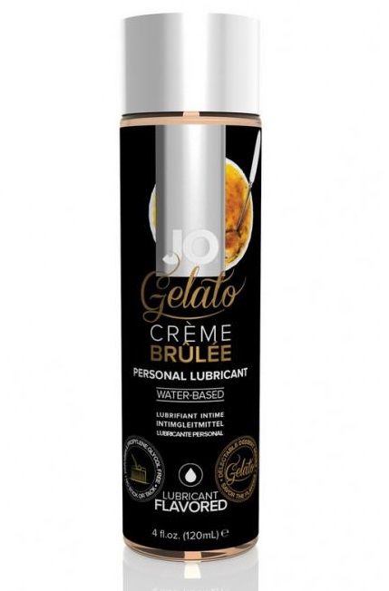 Лубрикант с ароматом крем-брюле JO GELATO CREME BRULEE - 120 мл. - System JO - купить с доставкой в Северодвинске