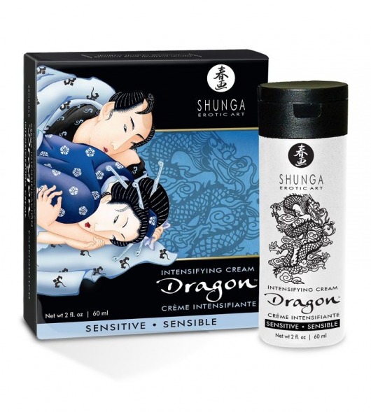 Интимный мужской крем SHUNGA DRAGON SENSITIVE - 60 мл. - Shunga - купить с доставкой в Северодвинске