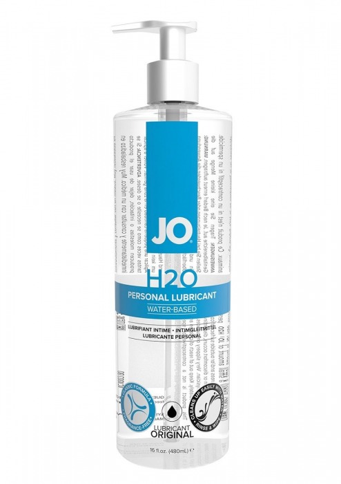 Лубрикант на водной основе JO Personal Lubricant H2O с дозатором - 480 мл. - System JO - купить с доставкой в Северодвинске