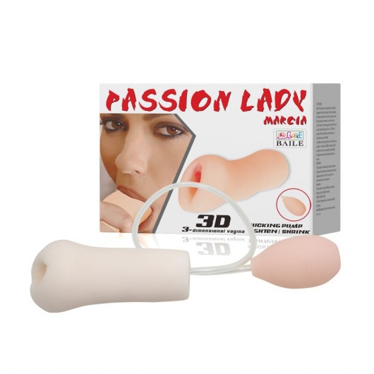 Мастурбатор Passion Lady Marcia с грушей для имитации посасывания - Baile - в Северодвинске купить с доставкой