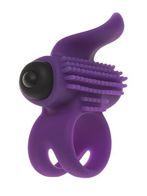 Эрекционное кольцо с подхватом мошонки и стимуляцией клитора Bullet Lastic Ring - Adrien Lastic - в Северодвинске купить с доставкой