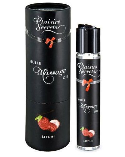 Массажное масло с ароматом личи Huile de Massage Gourmande Litchi - 59 мл. - Plaisir Secret - купить с доставкой в Северодвинске