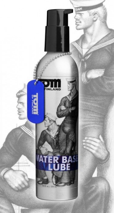 Лубрикант на водной основе Tom of Finland Water Based - 236 мл. - Доминирующее кольцо - купить с доставкой в Северодвинске