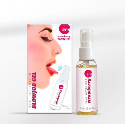 Увлажняющий гель для орального секса с ароматом клубники - 50 мл. - Ero - купить с доставкой в Северодвинске