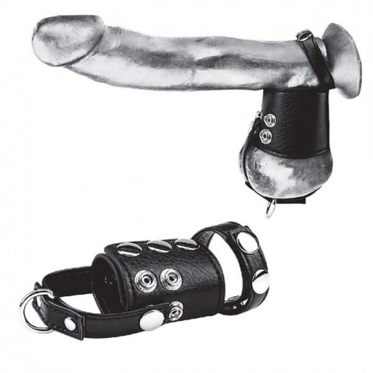 Кольцо на член и мошонку Cock Ring With 2  Ball Stretcher And Optional Weight Ring - BlueLine - в Северодвинске купить с доставкой