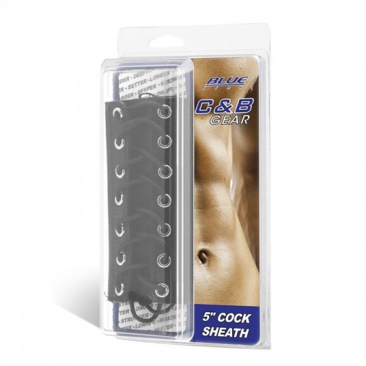 Сбруя на член на шнуровке 5  Cock Sheath - BlueLine - купить с доставкой в Северодвинске