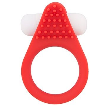 Красное эрекционное кольцо LIT-UP SILICONE STIMU RING 1 RED - Dream Toys - в Северодвинске купить с доставкой