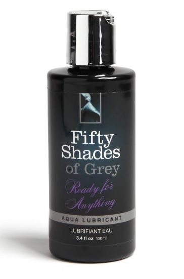 Лубрикант на водной основе Ready for Anything Aqua Lubricant - 100 мл. - Fifty Shades of Grey - купить с доставкой в Северодвинске