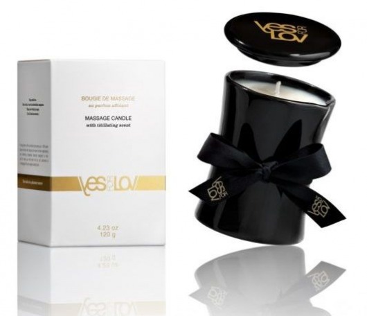 Массажная свеча Titillating Massage Candle - 120 мл. - YESforLOV - купить с доставкой в Северодвинске