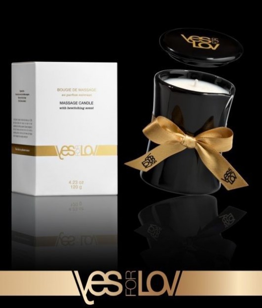 Массажная аромасвеча BEWITCHING MASSAGE CANDLE - 120 мл. - YESforLOV - купить с доставкой в Северодвинске