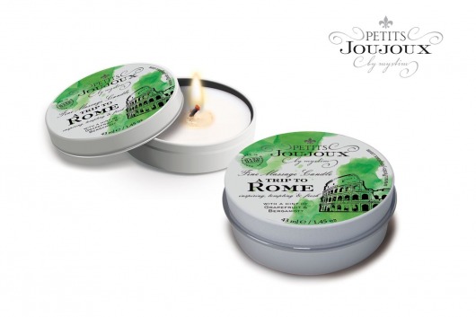 Массажная свеча Petits Joujoux Rome с ароматом грейпфрута и бергамота - 33 гр. - MyStim - купить с доставкой в Северодвинске