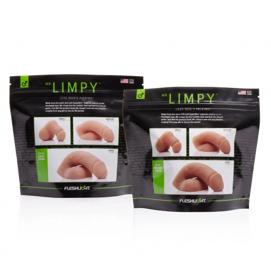 Мягкий имитатор пениса Fleshtone Limpy большого размера - 21,6 см. - Fleshlight - купить с доставкой в Северодвинске