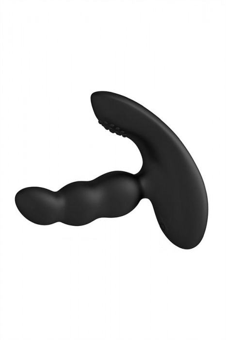 Черный силиконовый стимулятор простаты Levett Nitoc с пультом ДУ - Levett - в Северодвинске купить с доставкой