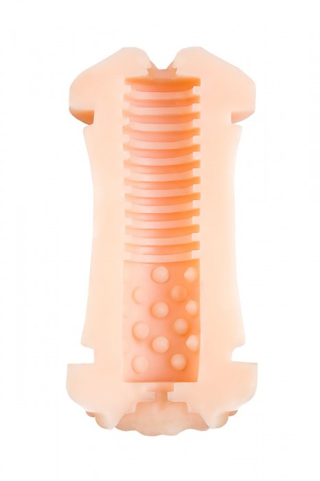 Двухсторонний мастурбатор JOS  NADIN в красном цилиндре - JOS - в Северодвинске купить с доставкой Двухсторонний мастурбатор JOS  NADIN в красном цилиндре - JOS - в Северодвинске купить с доставкой