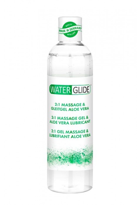 Гель-смазка 2-в-1 MASSAGE   LUBRICANT ALOE VERA - 300 мл. - Waterglide - купить с доставкой в Северодвинске