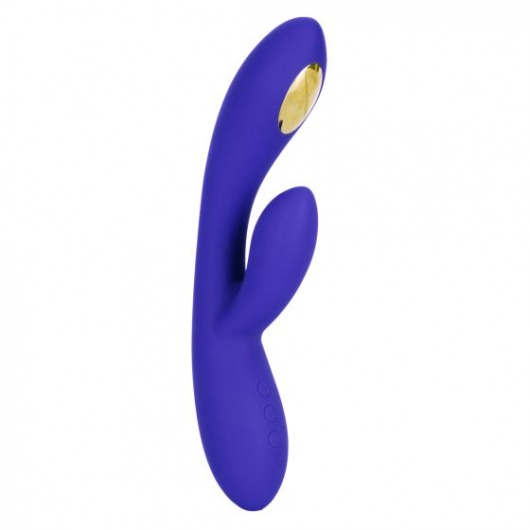 Фиолетовый вибратор с функцией электростимуляции Intimate E-Stimulator Dual Wand - 21,5 см. - California Exotic Novelties - купить с доставкой в Северодвинске