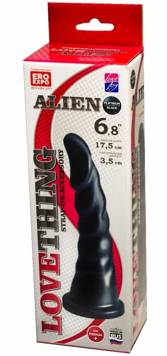 Насадка для трусиков харнесс Alien - 17,5 см. - LOVETOY (А-Полимер) - купить с доставкой в Северодвинске