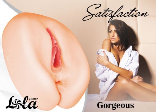 Мастурбатор с 2 тоннелями Satisfaction Gorgeous - Lola Games - в Северодвинске купить с доставкой