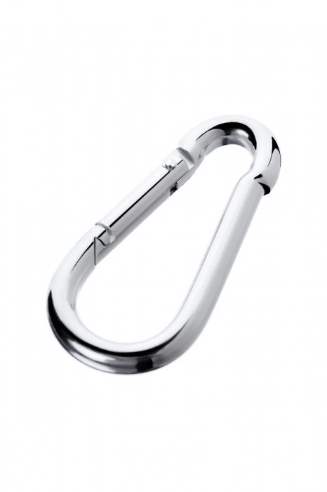 Серебристый карабин TOYFA Metal - ToyFa - купить с доставкой в Северодвинске