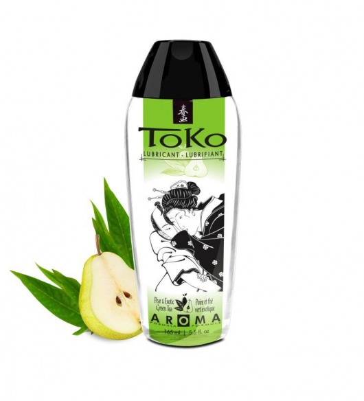 Интимный гель TOKO Pear   Exotic Green Tea с ароматом груши и зеленого чая - 165 мл. - Shunga - купить с доставкой в Северодвинске