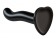 Черный фаллоимитатор-насадка Strap-On-Me P G spot Dildo size S - 16,4 см. - Strap-on-me - купить с доставкой в Северодвинске