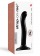 Черный фаллоимитатор-насадка Strap-On-Me P G spot Dildo size S - 16,4 см. - Strap-on-me - купить с доставкой в Северодвинске