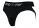 Черные трусики для насадок Heroine Lingerie Harness - size L - Strap-on-me - купить с доставкой в Северодвинске