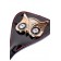 Чёрный стек с совой на кожаном наконечнике - 24 см. - ToyFa - купить с доставкой в Северодвинске