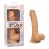 Телесный фалоимитатор Dual Density Silicone Studs - 21,5 см. - California Exotic Novelties