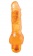 Оранжевый вибратор-реалистик JELLY JOY 7INCH 10 RHYTHMS ORANGE - 17,5 см. - Dream Toys купить в Северодвинске с доставкой в Orgasmix.ru Оранжевый вибратор-реалистик JELLY JOY 7INCH 10 RHYTHMS ORANGE - 17,5 см. - Dream Toys