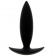 Чёрная мини-пробка для анальной стимуляции BOOTYFUL ANAL PLUG XTRA SMALL BLACK - 9 см. - Dream Toys в Северодвинске Чёрная мини-пробка для анальной стимуляции BOOTYFUL ANAL PLUG XTRA SMALL BLACK - 9 см. - Dream Toys
