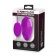 Лиловое виброяйцо с удобным пультом управления вибрацией - Baile в Северодвинске Лиловое виброяйцо с удобным пультом управления вибрацией - Baile